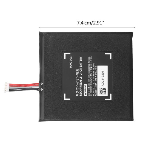 3.7v 4310mah Hac-003 Rechargeable Battery Kit Replacement For Switch Console 1