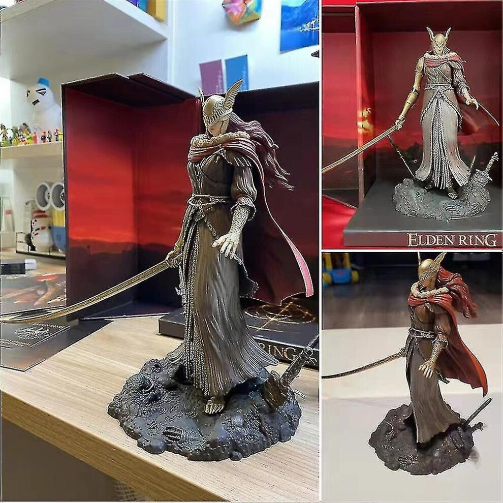 Elden Ring Valkyrie Statue Sculpture Elden Ring Game Figure Ornament_fa-1