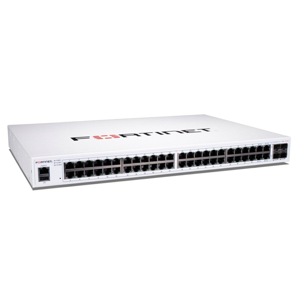 Photos - Switch Fortinet FortiSwitch FS-148F-FPOE 48x GE port +FC-10-148FF-247-02-12 1.FS-148F-FPOE