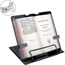 Book Holder Metal Easel Copy Holder Stand Reading/ipad/cookbook Kitchen/magazine Adjustable 6 Positi