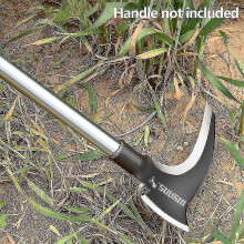 High Manganese Steel Double Sickle Scythe - Durable Garden Tool for Grass Cutting, Bamboo, Wood, Trees, Pruning