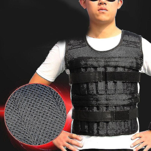 20kg Weighted Vest Adjustable Loading Weight Jacket Exercise Weightloading Vest Boxing Training - Snngv 1