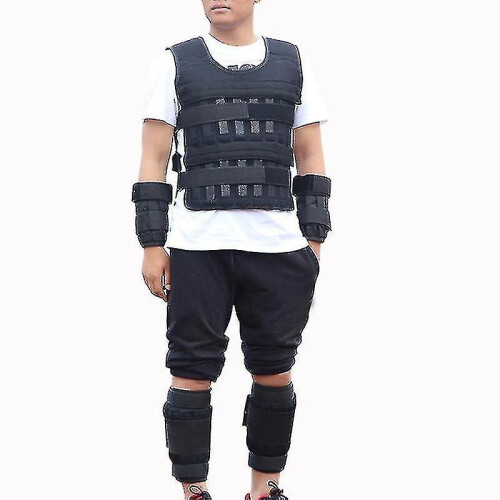 20kg Weighted Vest Adjustable Loading Weight Jacket Exercise Weightloading Vest Boxing Training - Snngv 2