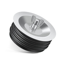 4in Steel Mechanical Test Plug,sturdy Sewer Cleanout Cap With Galvanized Screw And Wing Nut Fit For