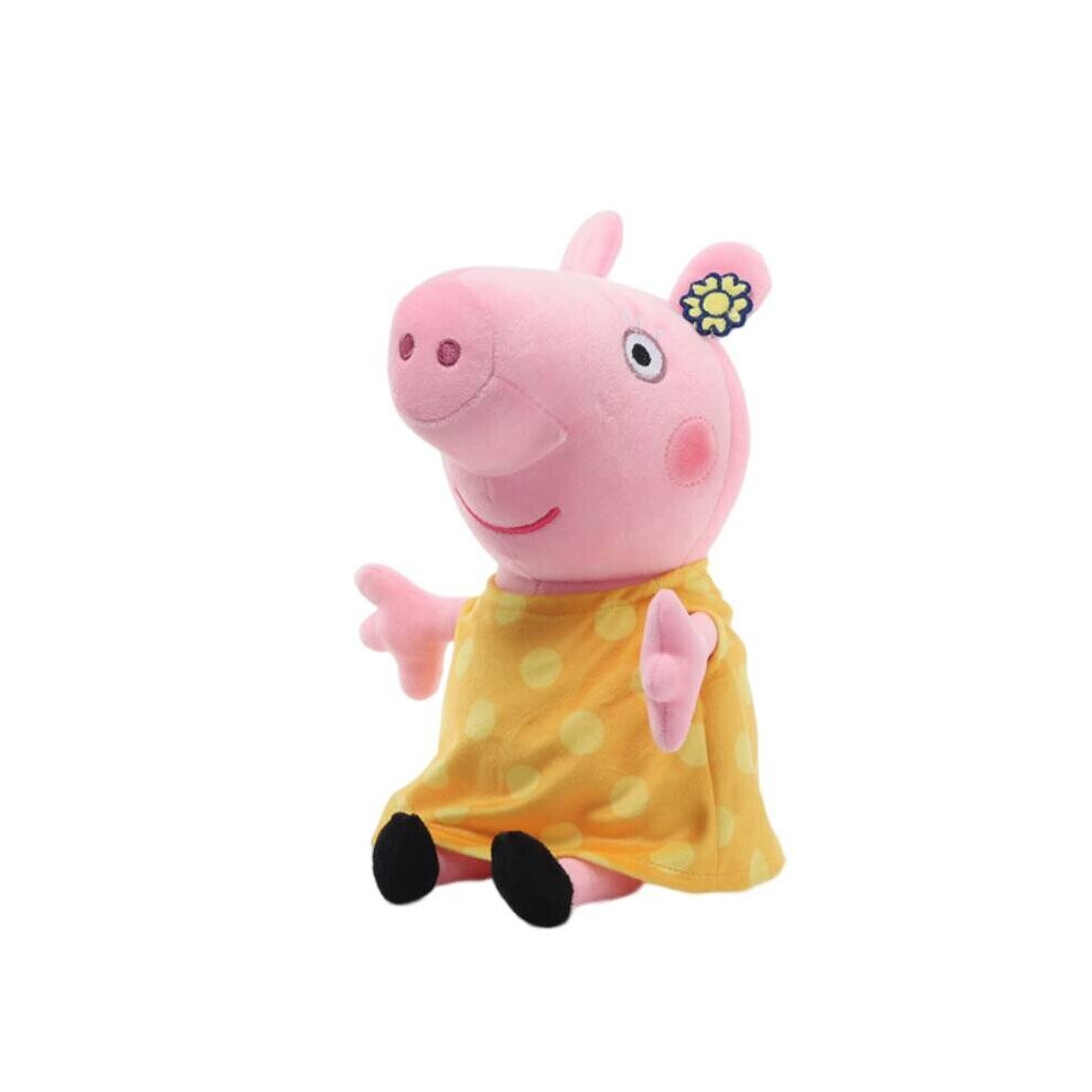 (Grandmapig) Cartoon Grandpa Pig Grandma Plush Toy Stuffed Doll Child Kids Gift Deocr