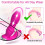 Wearable Massager With App And Remote Control Vibrator With 9 Powerful Thrust Vibrations Pink 5