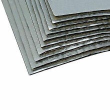 10 Pcs Sound Deadening Damping Mat Car Silent Compact Van Proofing 5mm Auto New