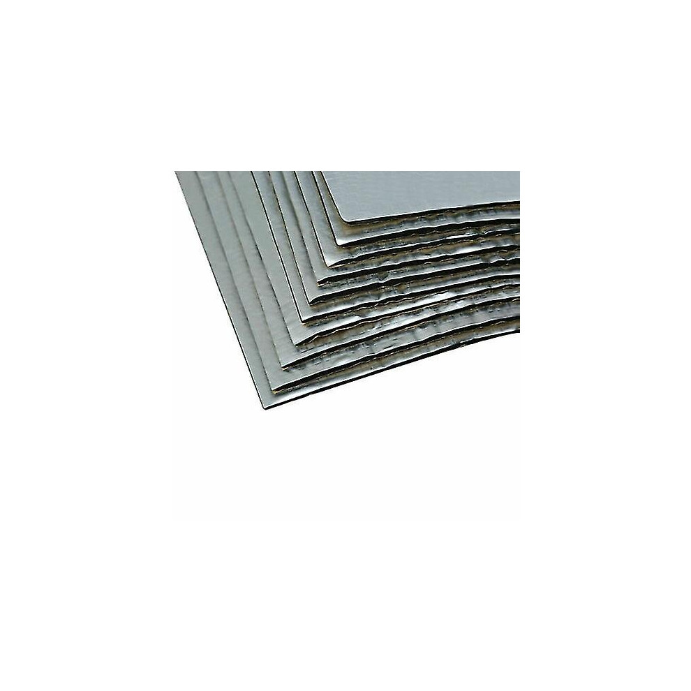 10 Pcs Sound Deadening Damping Mat Car Silent Compact Van Proofing 5mm Auto New