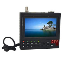 4.3 Inch Portable Digital Satellite Finder And Monitor Full Hd Dvb-s Sat Finder Meter Kpt-268ah 5.0-eu Plug