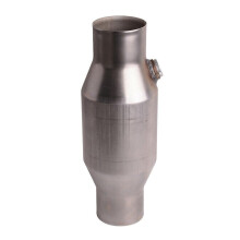 1pcs 2.5inch Spun Universal Catalytic Converter High Flow Stainless Steel 425250 Exhaust Catalytic
