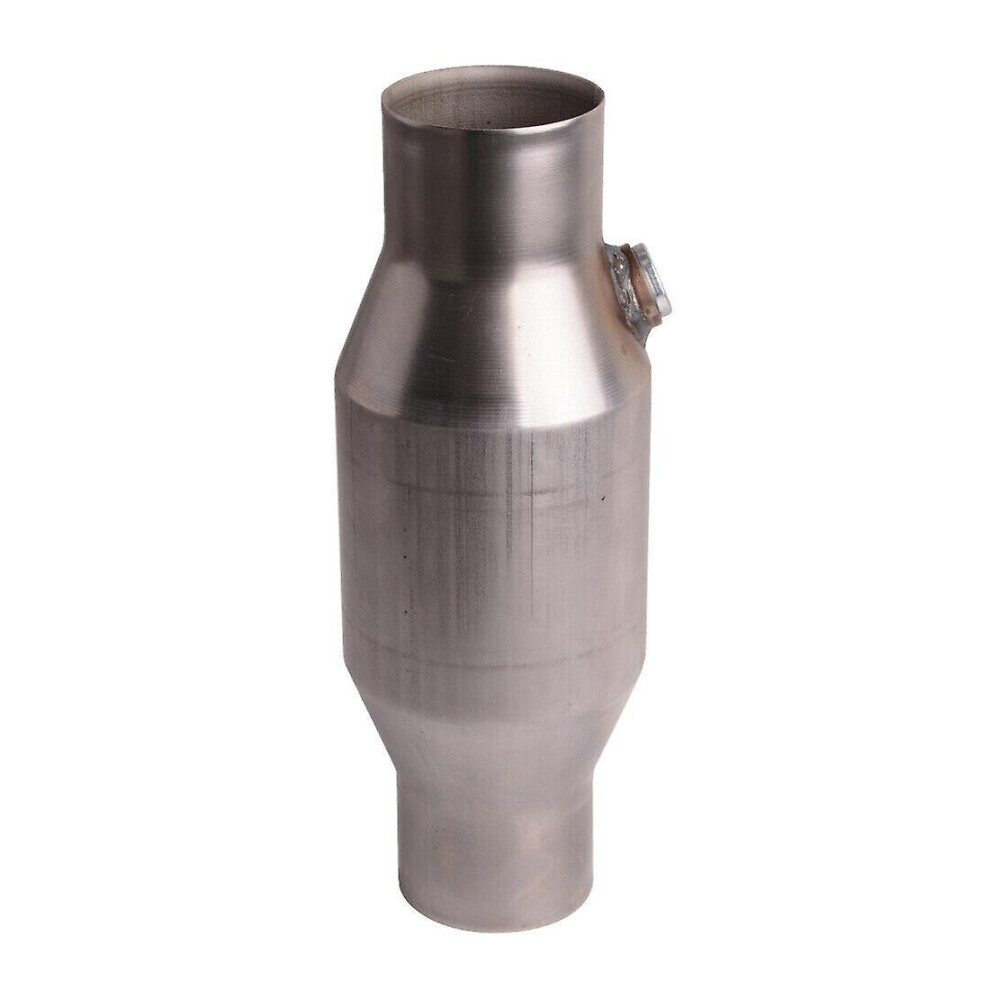 1Pcs 2.5Inch Spun Universal Catalytic Converter High Flow Stainless Steel 425250 Exhaust Catalytic 9468842857335