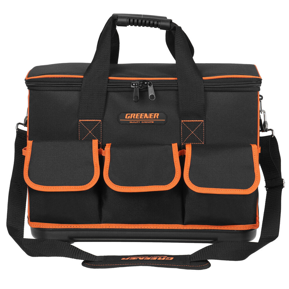 (20Inch) 13-20" Heavy Duty Electrician Tool Bags Tool Storage With Handle + Shoulder Strap 1138392190944