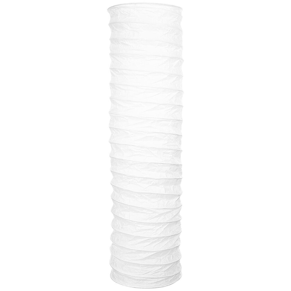 Paper Lamp Floor Lantern Rice Shade Tall Japanese Standing Column Square White