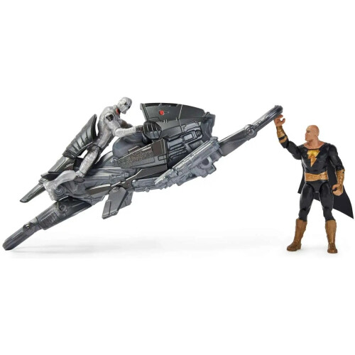 DC Comics DC BLACK ADAM VS INTERGANG MERCENARY with Exclusive Vehicle 1