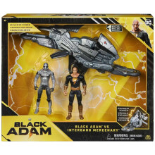 DC BLACK ADAM VS INTERGANG MERCENARY with Exclusive Vehicle