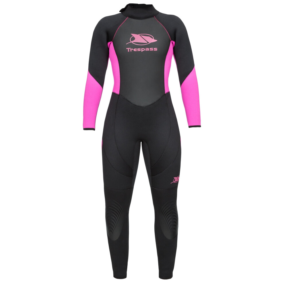 (14, Black) Trespass Womens Wetsuit 5mm Full Length Aquaria