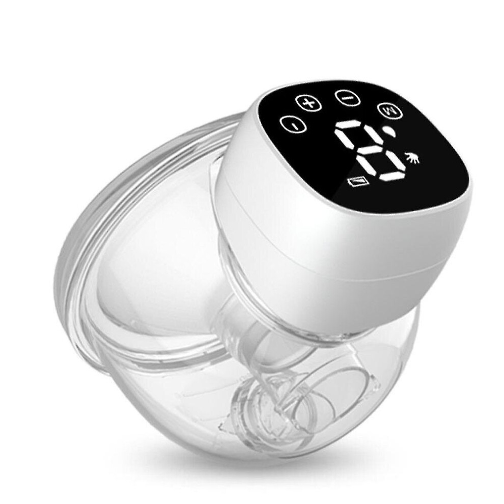 Hands Free Breast Pump Electric,Wearable Breast Pump Portable White