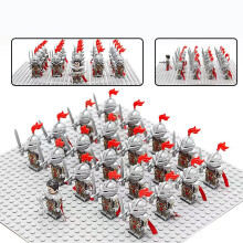 (Knight Legion 7) 21PCS Minifigures Toys Mediaeval Knights Templar Action figures Building Toys Construction Assembly Blocks Toy