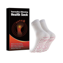 2 Pairs Tourmaline Slimming Health Sock, Tourmaline Acupressure Self-heating Shaping Socks-fast Delivery