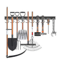 Metal Garden Tool Organizer Garage Wall Organizer For Rake.yt