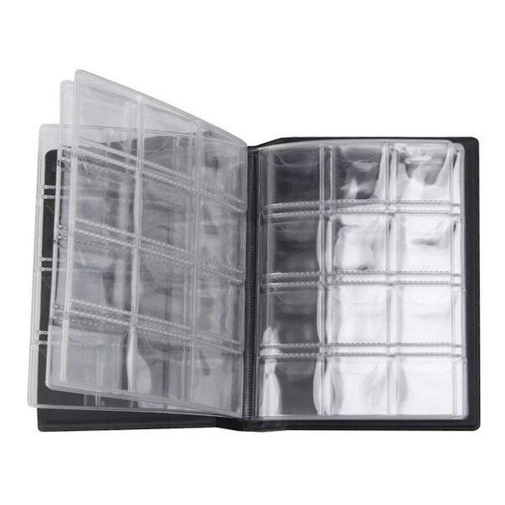 1 Piece Black 10 Pages 120 Pockets Coin Collection Album Commemorative Coins Penney Storage Book Hol