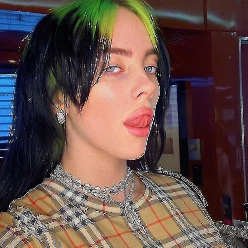 Billie Eilish Women Necklaces Silver Pendant,charms 1