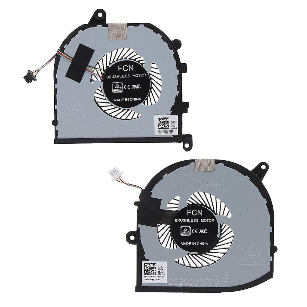Gpu Cpu Cooling Fan Heatsink For Precision 5530 M5530 Xps 15 9570 Xps15 7590