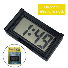 Self-adhesive Lcd Digital Display Car Clock Dashboard - Refurbished