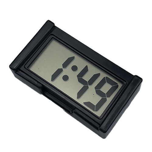 Refurbished Self-adhesive Lcd Digital Display Car Clock Dashboard 2