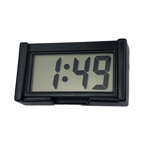 Refurbished Self-adhesive Lcd Digital Display Car Clock Dashboard 1