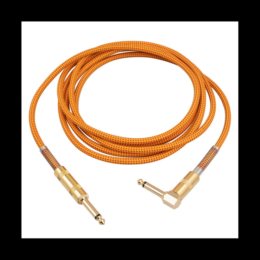 Guitar Instrument Cable 10FT Instrument Bass AMP Cord 1/4 Inch 6.35mm