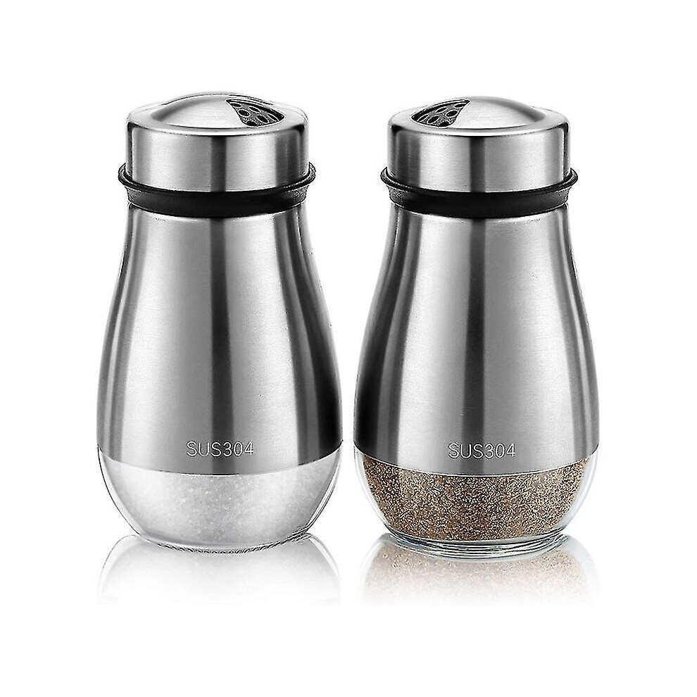 Salt And Pepper Shakers Salt Shaker With Adjustable Pour Hole 2 Pcs