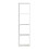 Mauro 3 Shelves Storage Unit in Matt White 2
