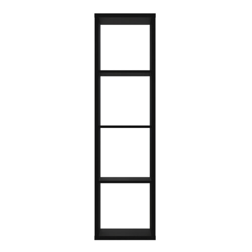 Mauro 3 Shelves Storage Unit in Matt Black 1