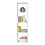 Mauro 3 Shelves Storage Unit in Matt White 6