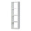 Mauro 3 Shelves Storage Unit in Matt White 3