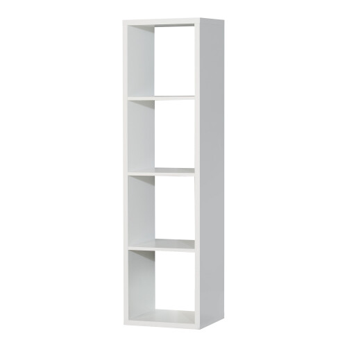 Mauro 3 Shelves Storage Unit in Matt White 2