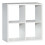 Mauro 2x2 Storage Unit in Matt White 1