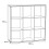 Mauro 3x3 Storage Unit in Concrete Grey 3