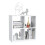 Mauro 2x2 Storage Unit in Matt White 6