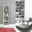 Mauro 3 Shelves Storage Unit in Matt White 4
