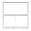 Mauro 2x2 Storage Unit in Matt White 2
