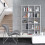 Mauro 3x5 Storage Unit in Matt White 4