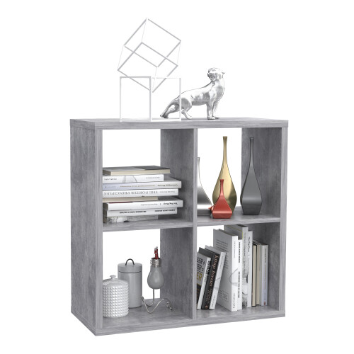 Mauro 2x2 Storage Unit in Concrete Grey 2