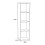 Mauro 3 Shelves Storage Unit in Matt White 7