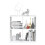 Mauro 2x2 Storage Unit in Matt White 7