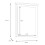 Illopa Mirror in Oak Nelson/Snowy Oak 6