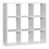 Mauro 3x3 Storage Unit in Matt White 1