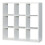 Mauro 3x3 Storage Unit in Matt White 3