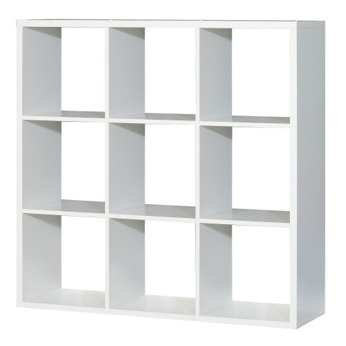 Mauro 3x3 Storage Unit in Matt White 2